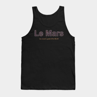 Le Mars Grunge Text Tank Top